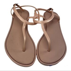 French Connection light pink jelly sandals Size 9